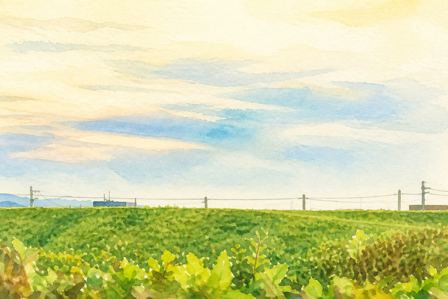 白川河川敷の散策風景
