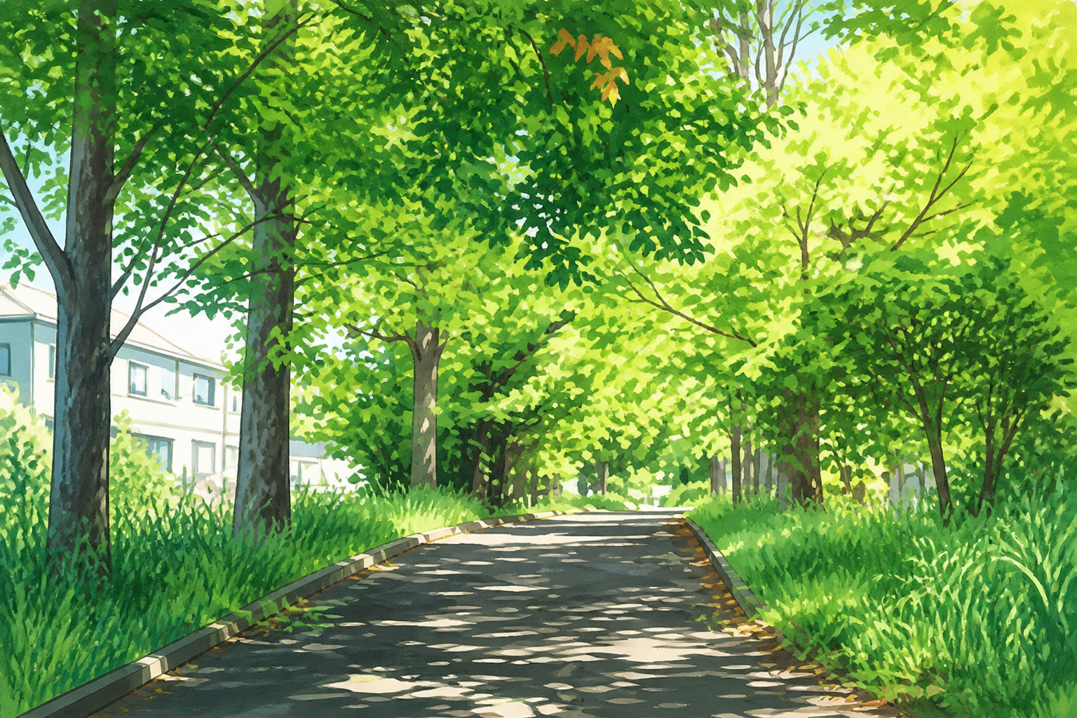 名古屋市守山区のすいどうみち緑道