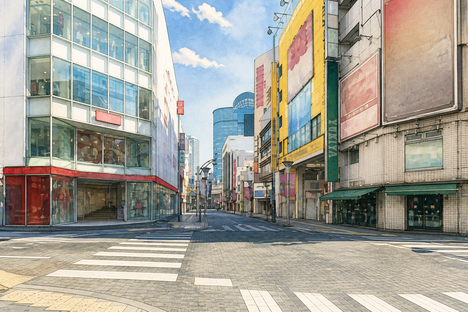 池袋駅周辺の通り